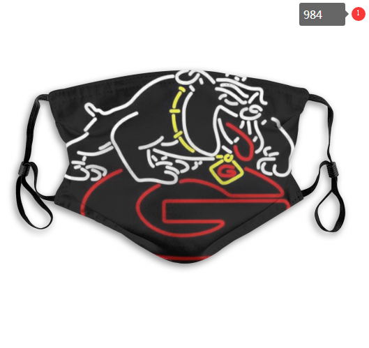 NCAA Georgia Bulldogs #2 Dust mask with filter